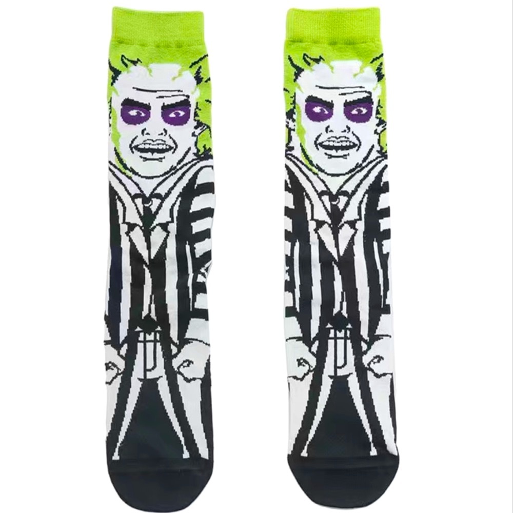 Beetlejuice Crew Socks